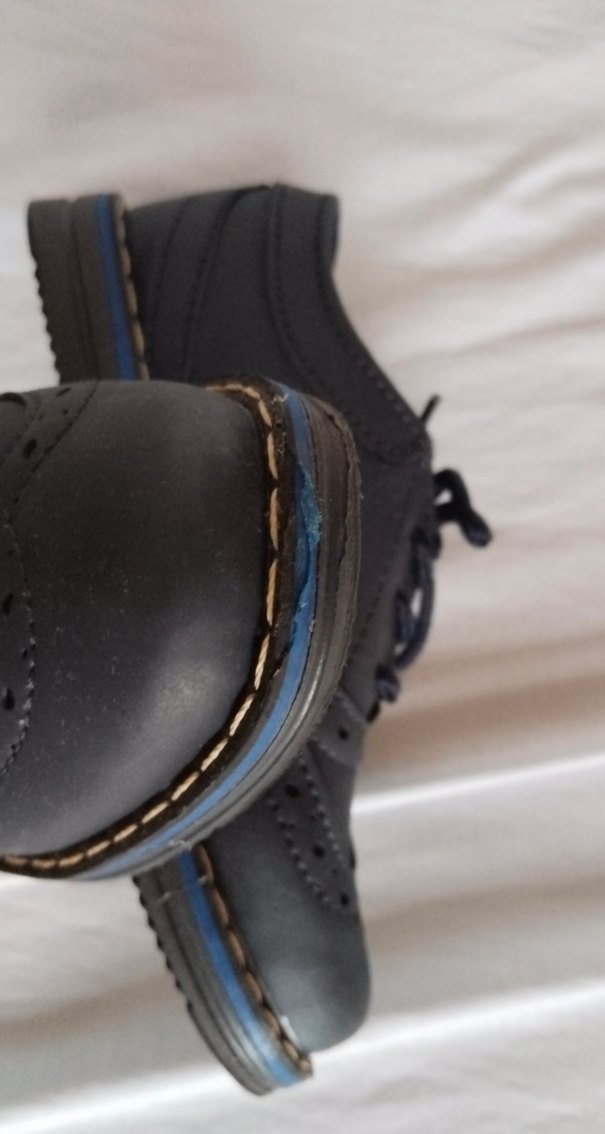 Gri Erkek Çocuk Klasik Ayakkabı - Görsel 3