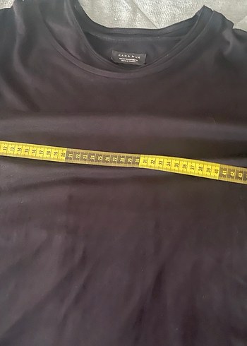 Siyah erkek Uzun Kollu Basic Tişört - Görsel 2