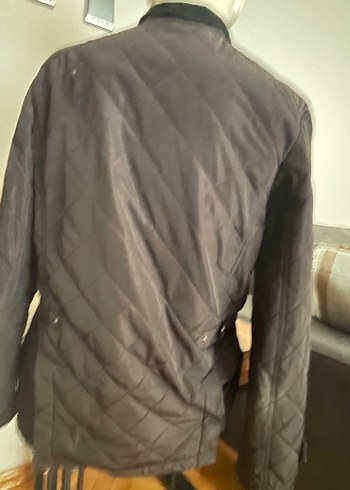 Düğmeli Siyah Midi Erkek Mont - Görsel 2