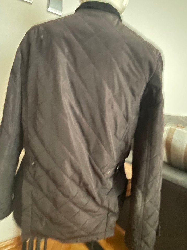 Düğmeli Siyah Midi Erkek Mont - Görsel 2