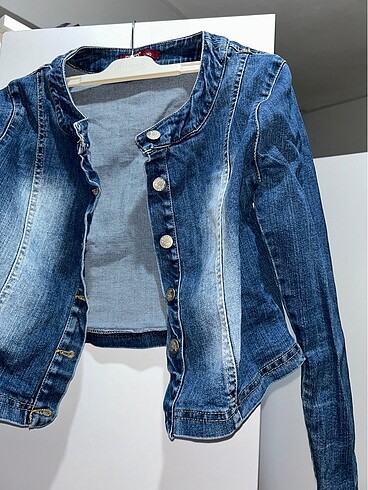 Crop kot ceket