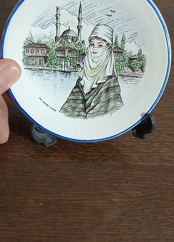 Beden Eski İstanbul manzara porselen tabak
