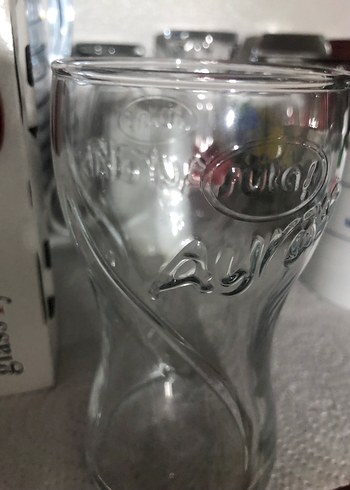 Paşabahçe Sütaş Renkli Desenli Cam Bardak