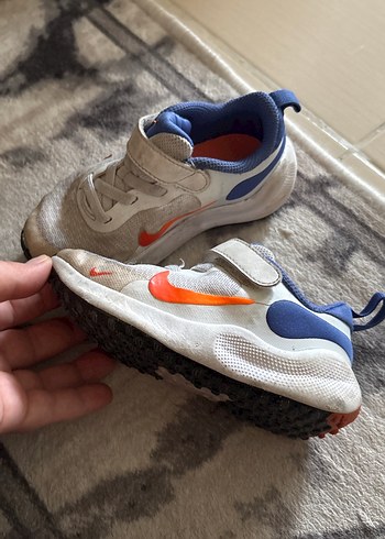 Gri Bağcıklı ve Cırt Cırtlı Erkek Çocuk Spor Ayakkabı - Görsel 2