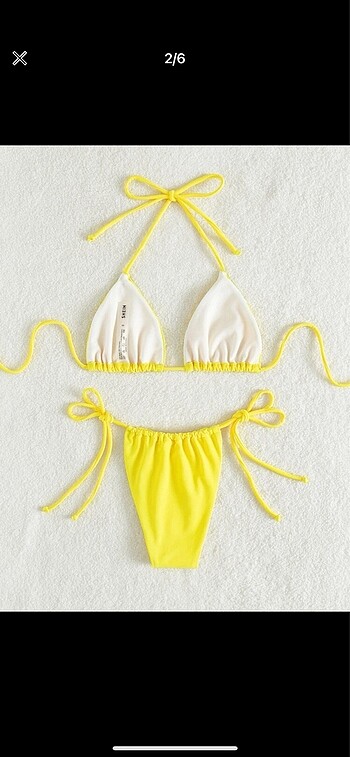 Diğer SARI NEON BIKINI YEPYENI