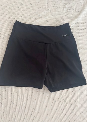 Siyah Düz Mini Spor Şortu-KOTON