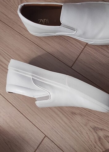 42 Beden beyaz Renk Zara Casual Ayakkab No/42ı 
