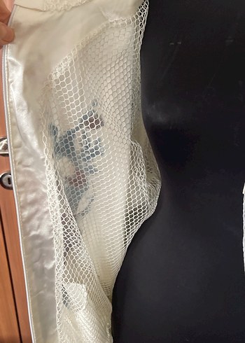 Nakışlı Beyaz Bohem Kadın Ceket - Görsel 12