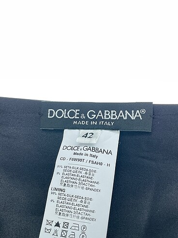42 Beden siyah Renk Dolce & Gabbana Kısa Elbise %70 İndirimli.