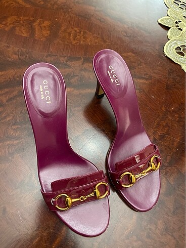 36 Beden mor Renk GUCCİ terlik