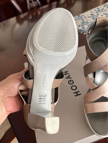 HOGAN platform saten deri karışımı ayakkabı - Görsel 9