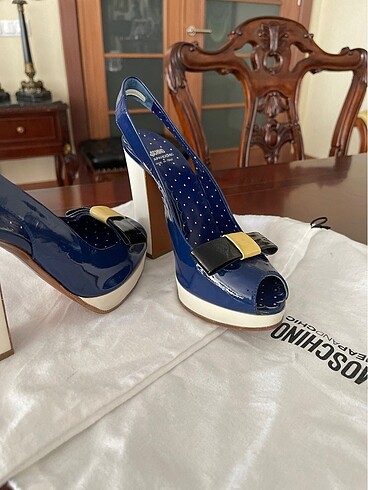 Moschıno platform ayakkabı - Görsel 5