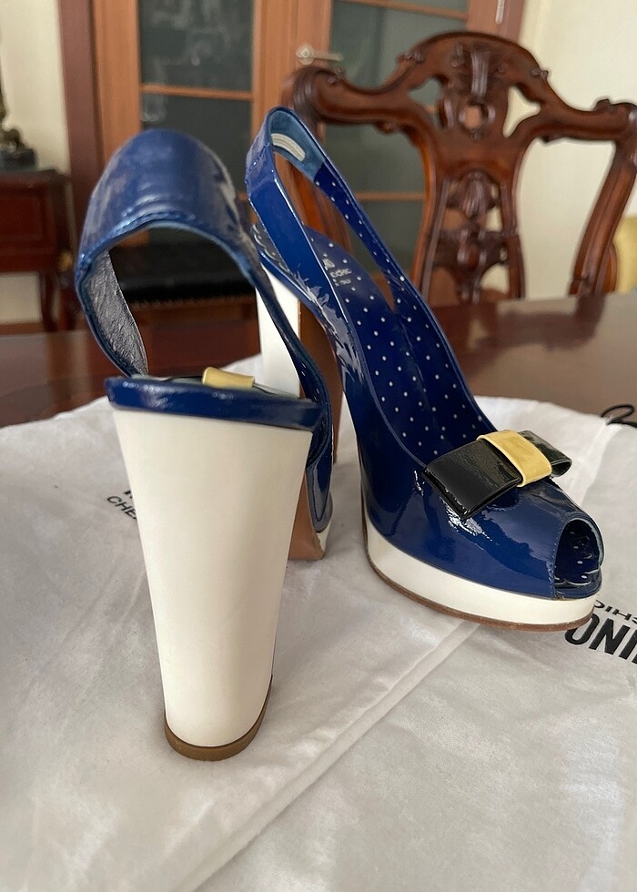 Moschıno platform ayakkabı - Görsel 4