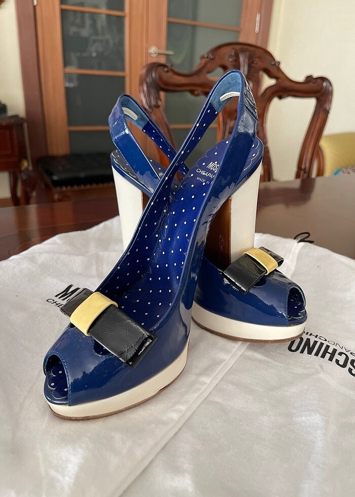 Moschıno platform ayakkabı - Görsel 3