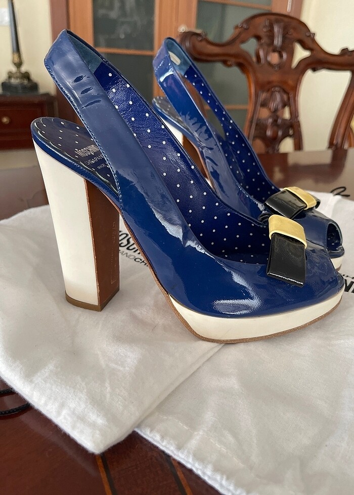 Moschıno platform ayakkabı - Görsel 2