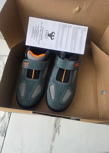 çelik burun mekap iş ayakkabısı 43Gri Erkek Outdoor Ayakkabı Ve - Görsel 3