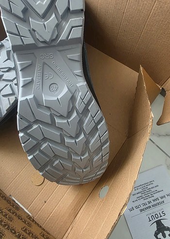 çelik burun mekap iş ayakkabısı 43Gri Erkek Outdoor Ayakkabı Ve - Görsel 4