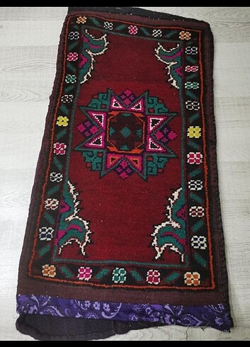  Vintage halı dokuma el işi yastık