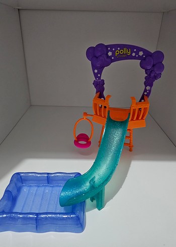 polly pocket kaydırak set - Görsel 4
