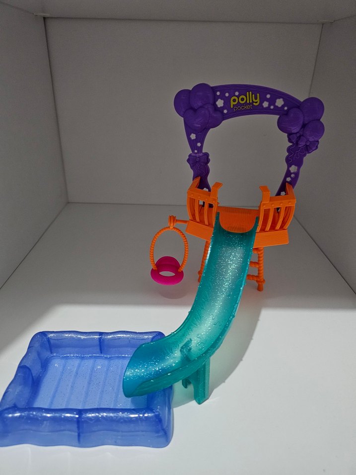 polly pocket kaydırak set - Görsel 4