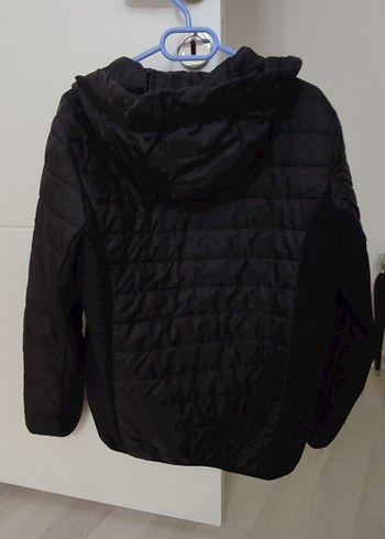 Siyah Fermuarlı Günlük Midi Mont - Görsel 8