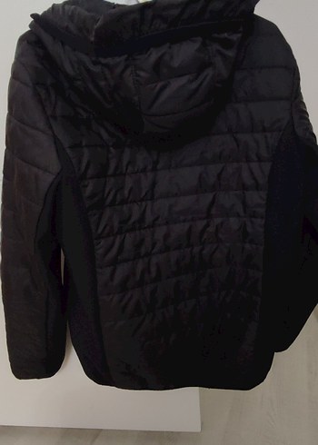 Siyah Fermuarlı Günlük Midi Mont - Görsel 9