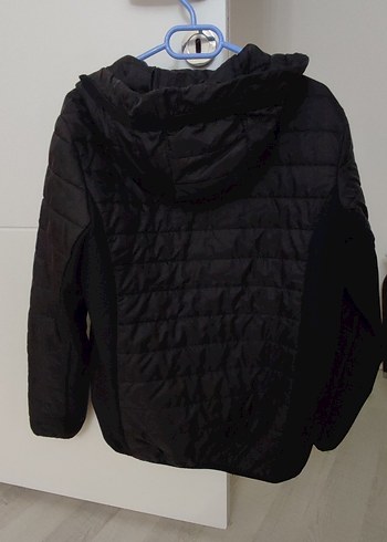 Siyah Fermuarlı Günlük Midi Mont - Görsel 12