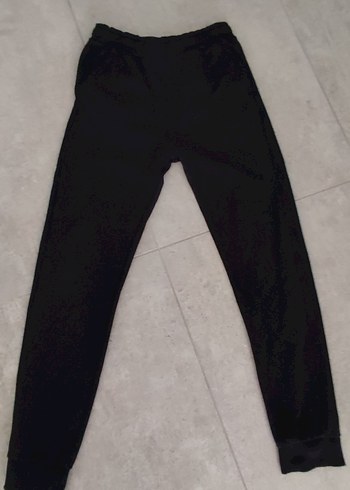 Erkek Siyah Dar Kesim Rahat eşofman - Görsel 2