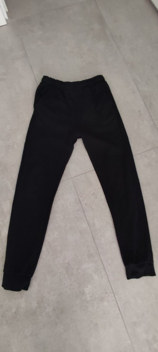 Erkek Siyah Dar Kesim Rahat eşofman - Görsel 2