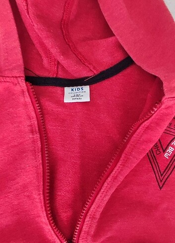 9.10 yaş fermuarlı sweatshirt  - Görsel 3