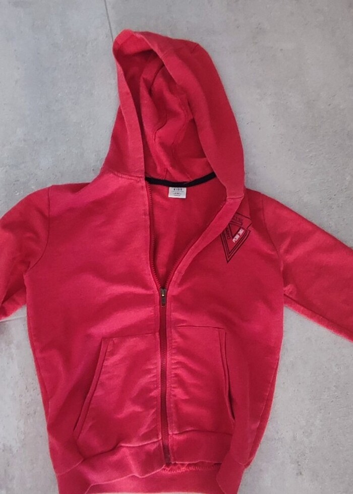 9.10 yaş fermuarlı sweatshirt  - Görsel 4