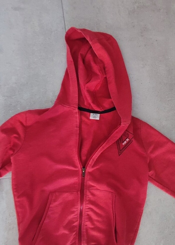 9.10 yaş fermuarlı sweatshirt  - Görsel 5