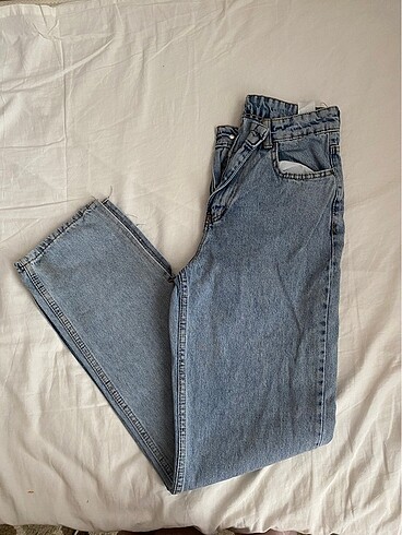 Topshop paçası kesik jean