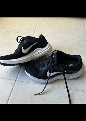 38 Beden Siyah Spor Sneakers