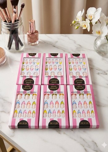 takma tırnak Tak çık 12 adet - Görsel 3