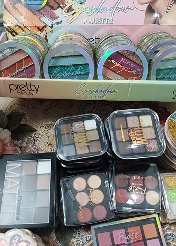 Çok Renkli Canlı Göz Farı Paletleri    73 adet - Görsel 2