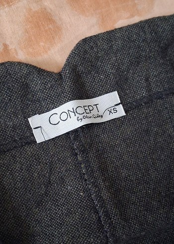 Haki Midi Kadın Dar Kesim Kumaş Pantolon - Görsel 2