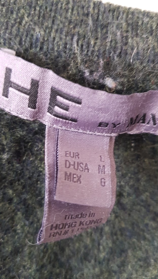 Gri Desenli Erkek Örgü Yün Yelek - Görsel 4