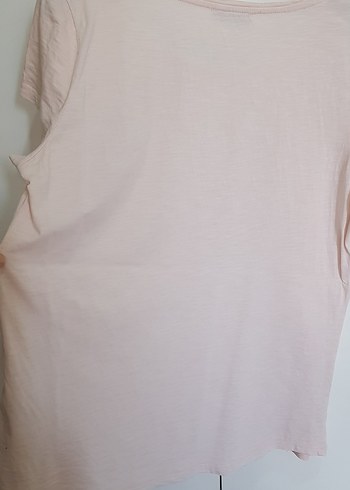 LCW Pembe Pul Detaylı Kısa Kollu Kadın Tişört - Görsel 5