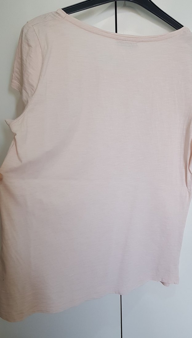 LCW Pembe Pul Detaylı Kısa Kollu Kadın Tişört - Görsel 5