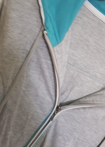 LCW Gri Kapüşonlu Fermuarlı Kadın Ceket - Görsel 6