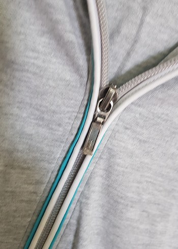 LCW Gri Kapüşonlu Fermuarlı Kadın Ceket - Görsel 5