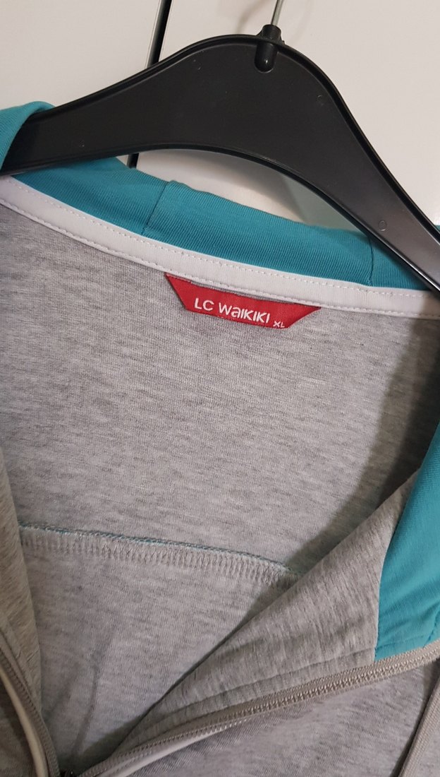 LCW Gri Kapüşonlu Fermuarlı Kadın Ceket - Görsel 2