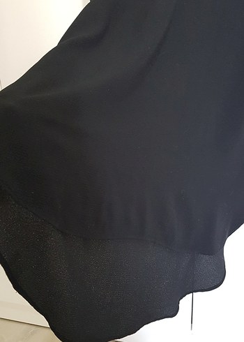 KOTON Düğmeli Siyah Kadın Bluz, Uzun Kollu, Salaş - Görsel 6