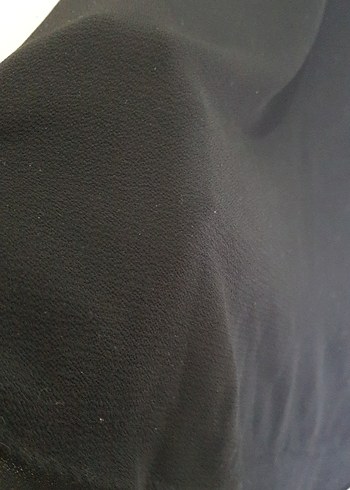 KOTON Düğmeli Siyah Kadın Bluz, Uzun Kollu, Salaş - Görsel 7