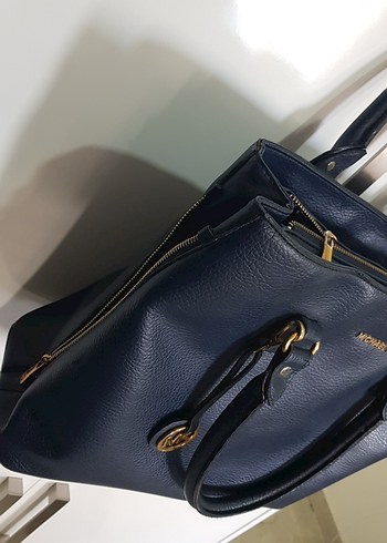 Michael Kors Lacivert Deri Kadın Çanta - Görsel 2