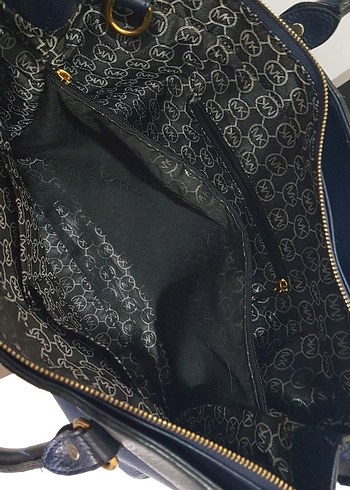 Michael Kors Lacivert Deri Kadın Çanta - Görsel 6