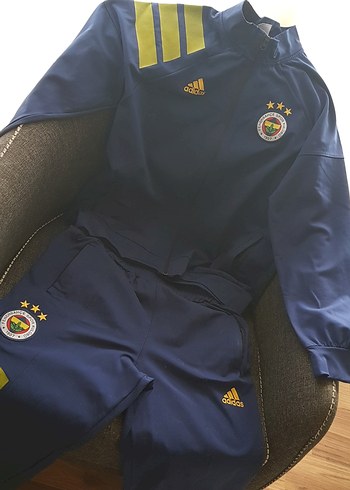 Lacivert Adidas Fenerbahçe Fermuarlı Eşofman Takım - Görsel 2