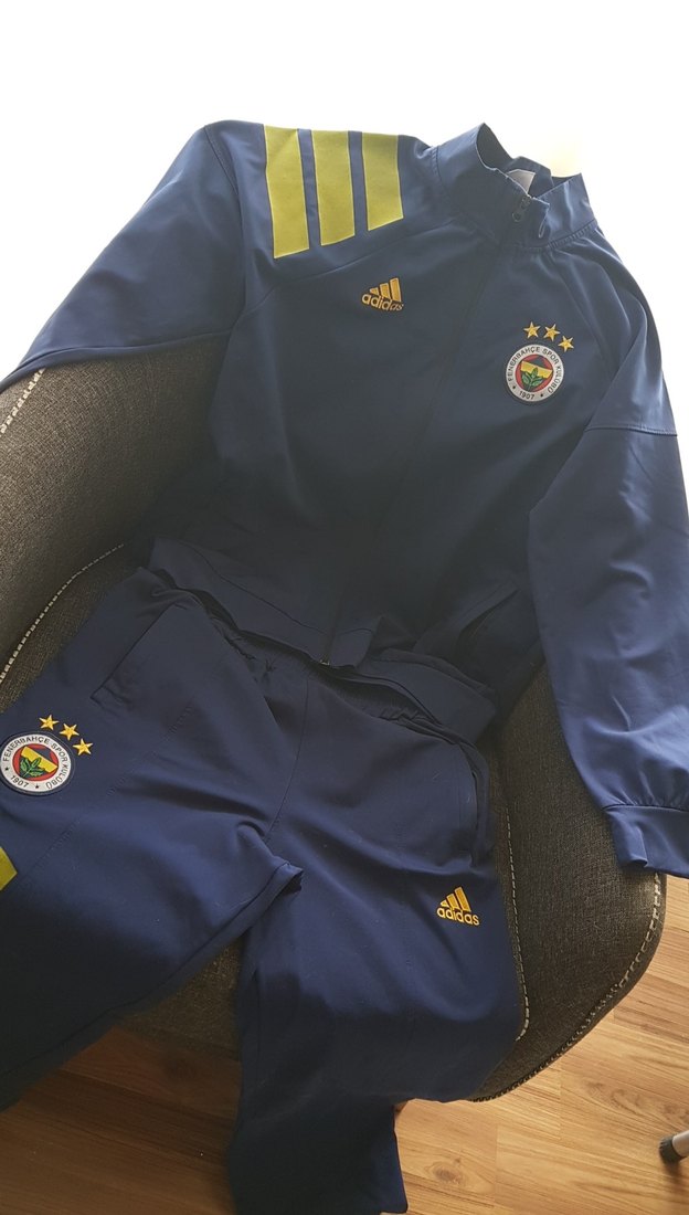 Lacivert Adidas Fenerbahçe Fermuarlı Eşofman Takım - Görsel 2