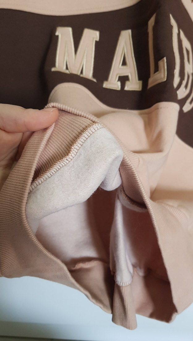 Kahverengi Kuşaklı Kadın Sweatshirt Unisex - Görsel 4